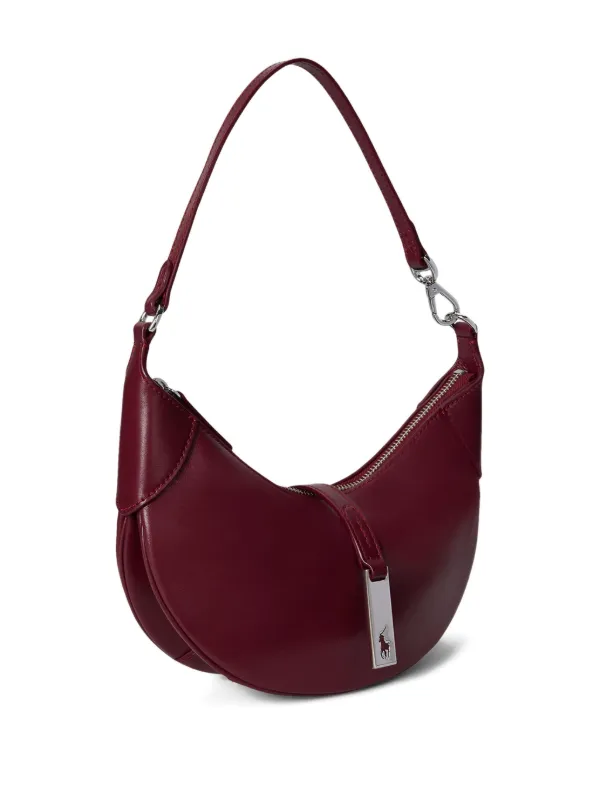 バッグ Ralph Lauren Polo ID Polo Ralph Lauren Polo ID レザー ショルダーバッグ | レッド