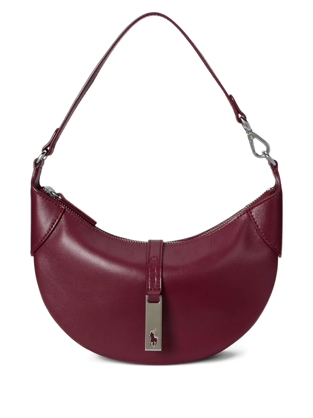 Polo Ralph Lauren Polo Id leather shoulder bag Rood