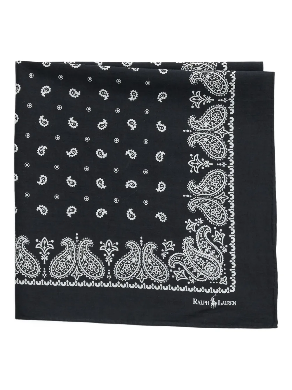Polo Ralph Lauren Sjaal met paisley-print Zwart