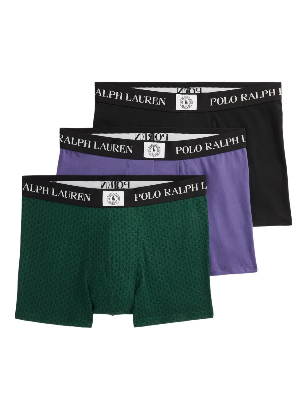 Polo Ralph Lauren Logo-waistband Boxers (pack Of Three) In Multi