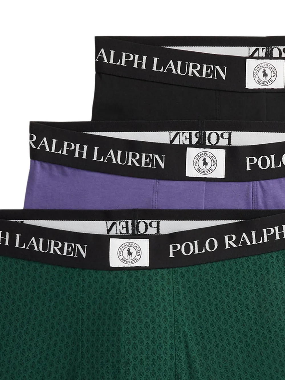 Polo Ralph Lauren Logo-waistband Boxers (pack Of Three) In Multi