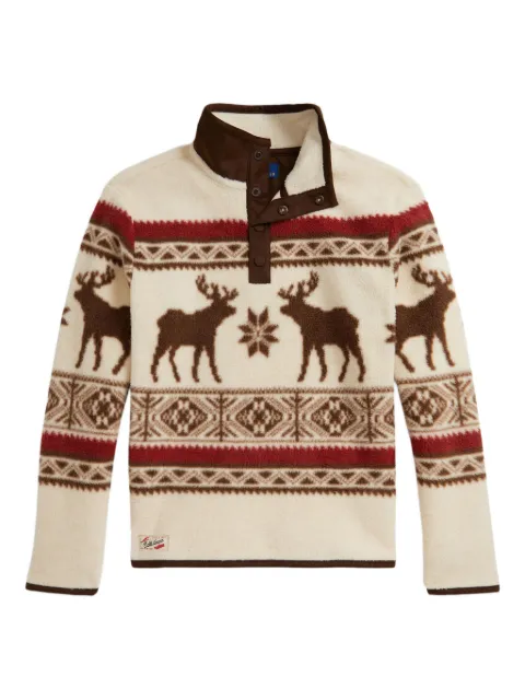 POLO RALPH LAUREN KIDS 抓绒高领毛衣