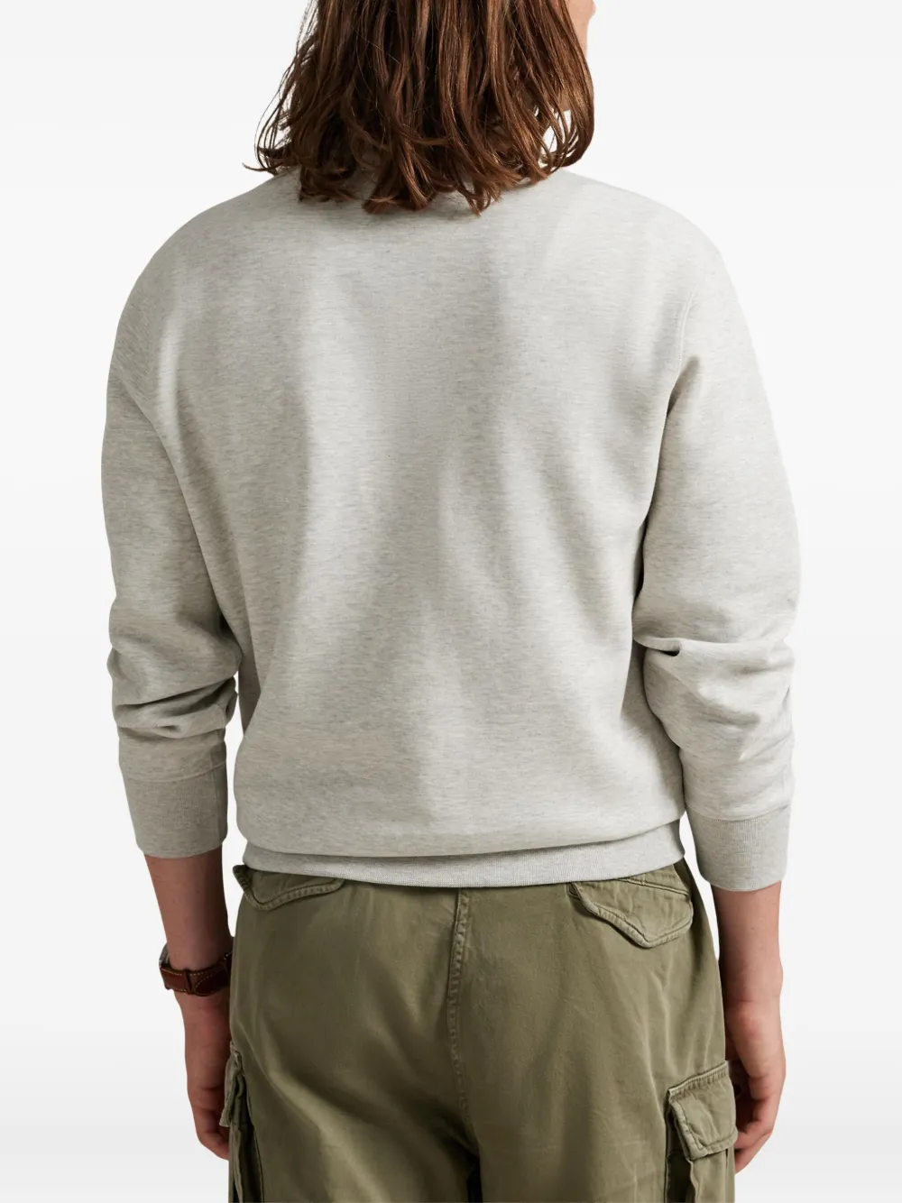 Polo Ralph Lauren Sweater met halve rits Grijs