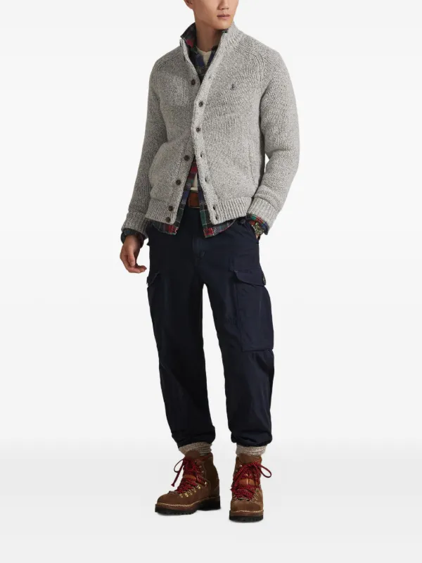 トップス nonnative OFFICER POLO CARDIGAN GRAY 2 OFFICER POLO CARDIGAN T/C/H YARN | PRODUCTS | nonnative