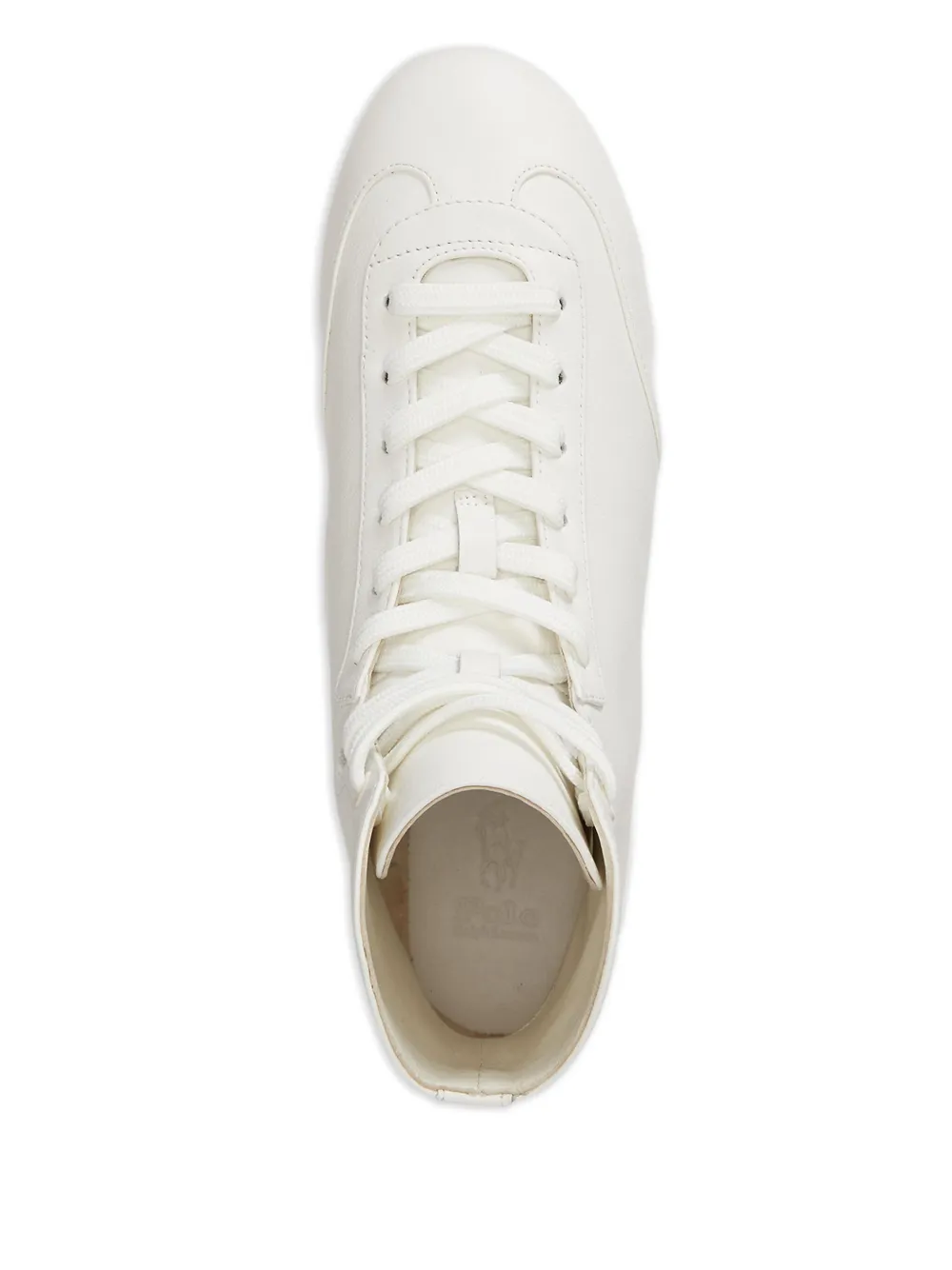 Polo Ralph Lauren Pony Ballerina lace-up high-top sneakers White
