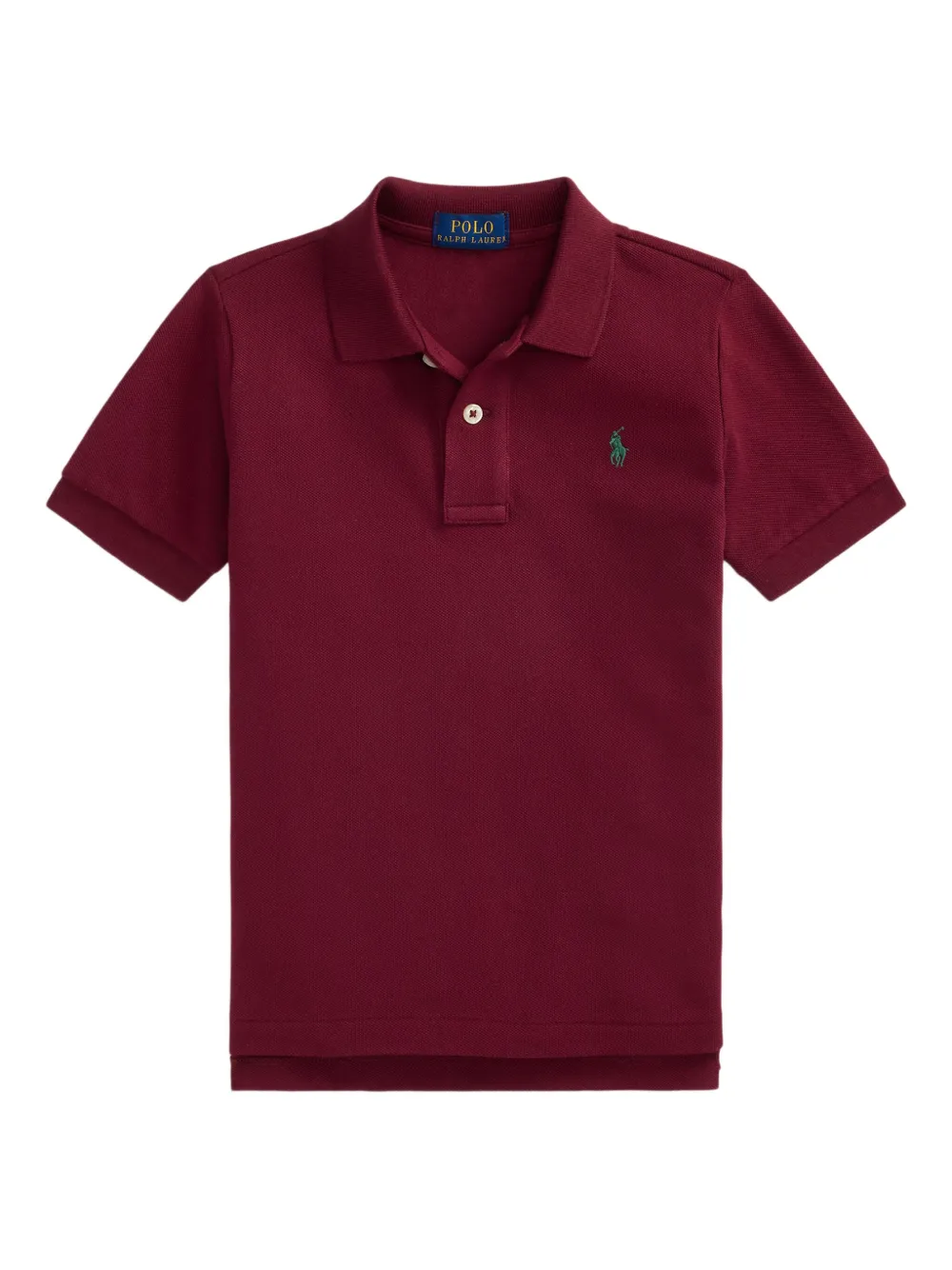 POLO RALPH LAUREN KIDS short-sleeve polo shirt Rood