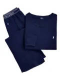 Polo Ralph Lauren waffle-knit pyjama set - Blue