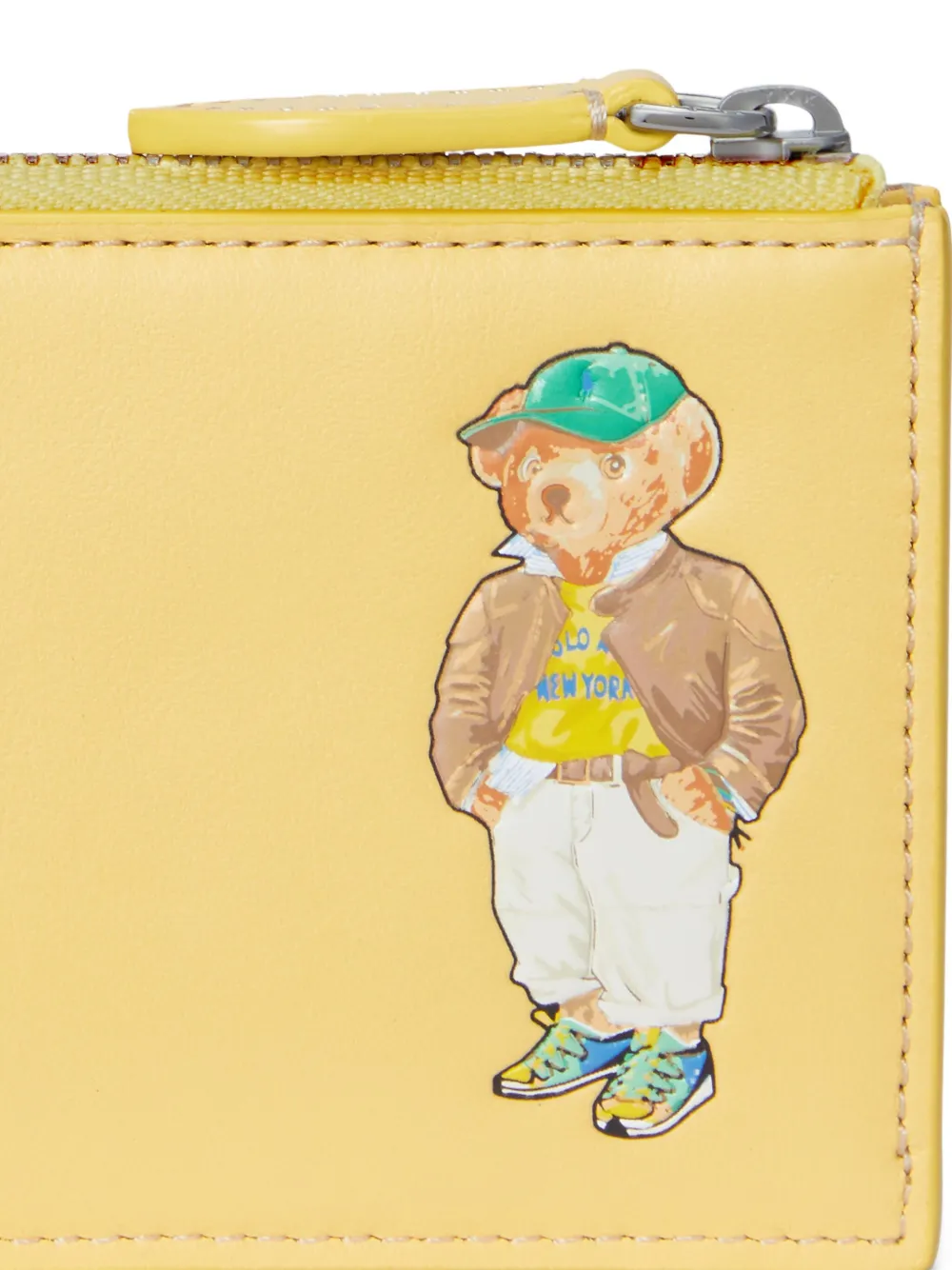 Polo Ralph Lauren Pasjeshouder met beerprint Geel