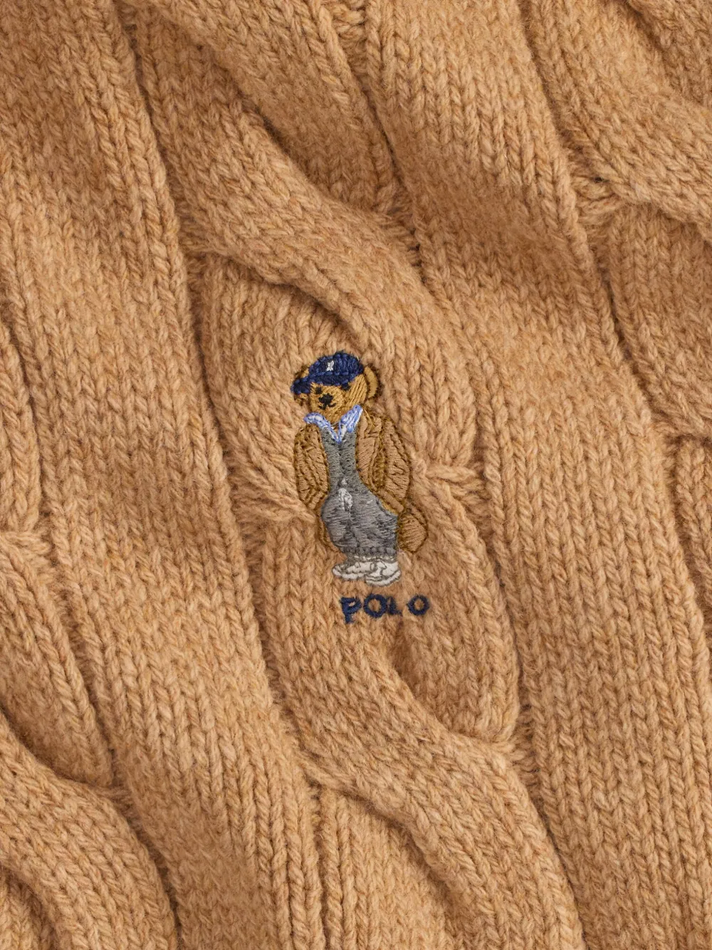 Polo Ralph Lauren Kabelgebreide sjaal Bruin