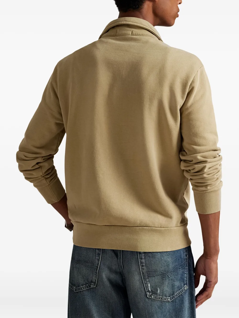 Polo Ralph Lauren Sweater met rits Beige
