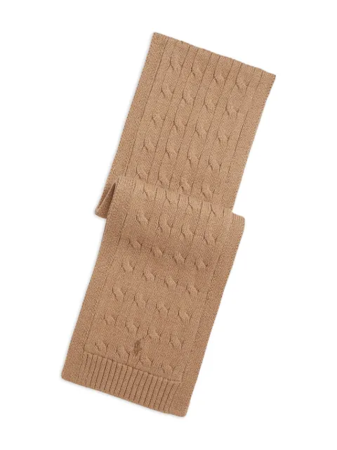 POLO RALPH LAUREN KIDS cable-knit scarf