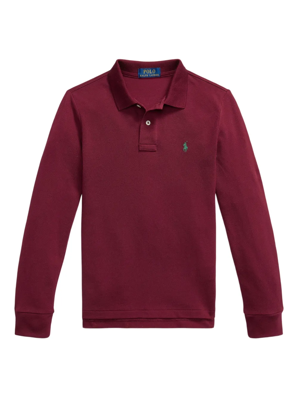 POLO RALPH LAUREN KIDS Polotop met lange mouwen Rood
