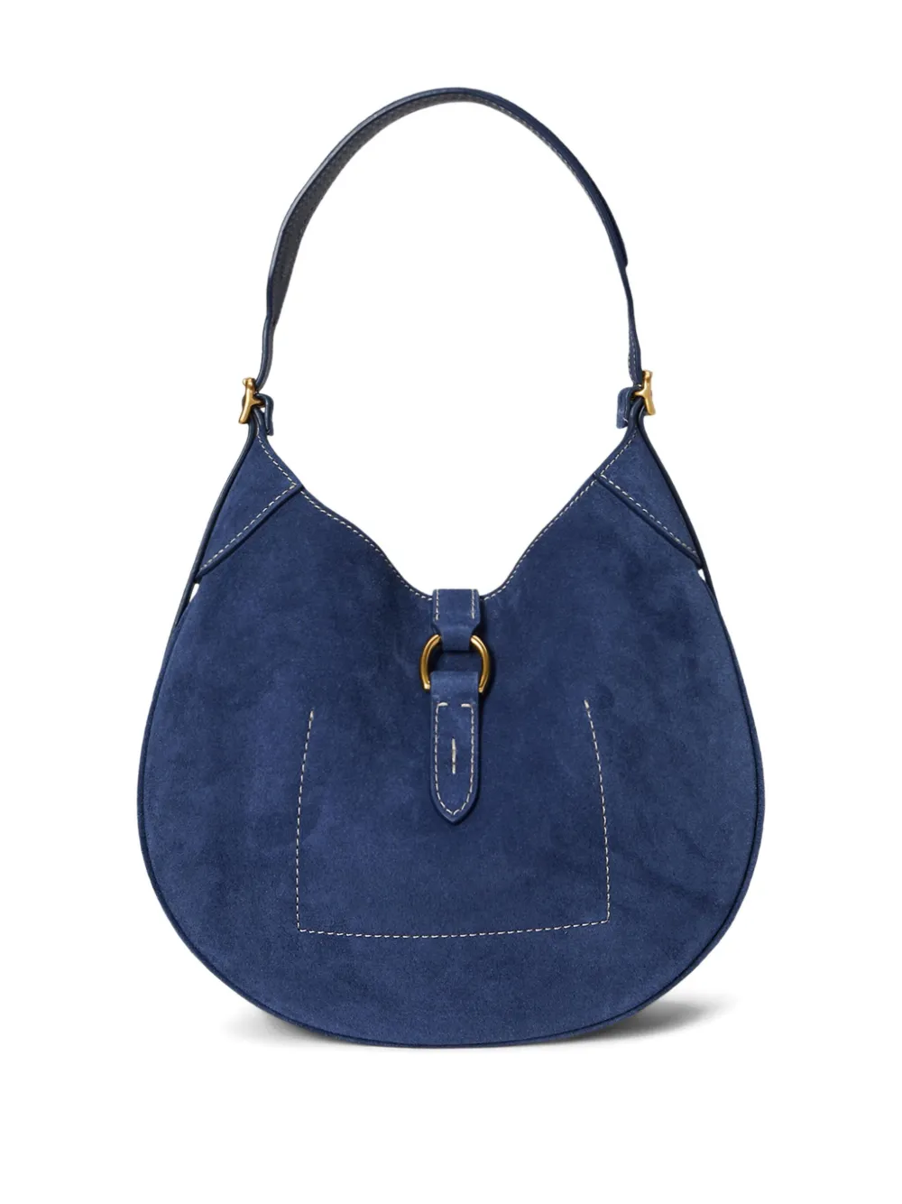 Polo Ralph Lauren mini Polo ID suede curved shoulder bag | Image 2