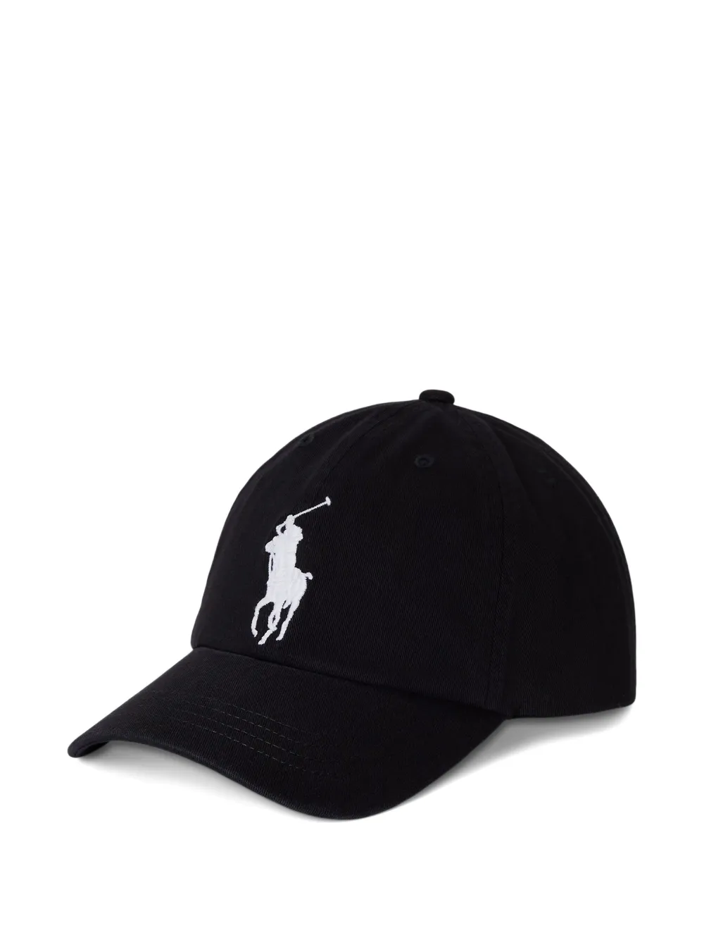 POLO RALPH LAUREN KIDS Honkbalpet met geborduurd logo Zwart