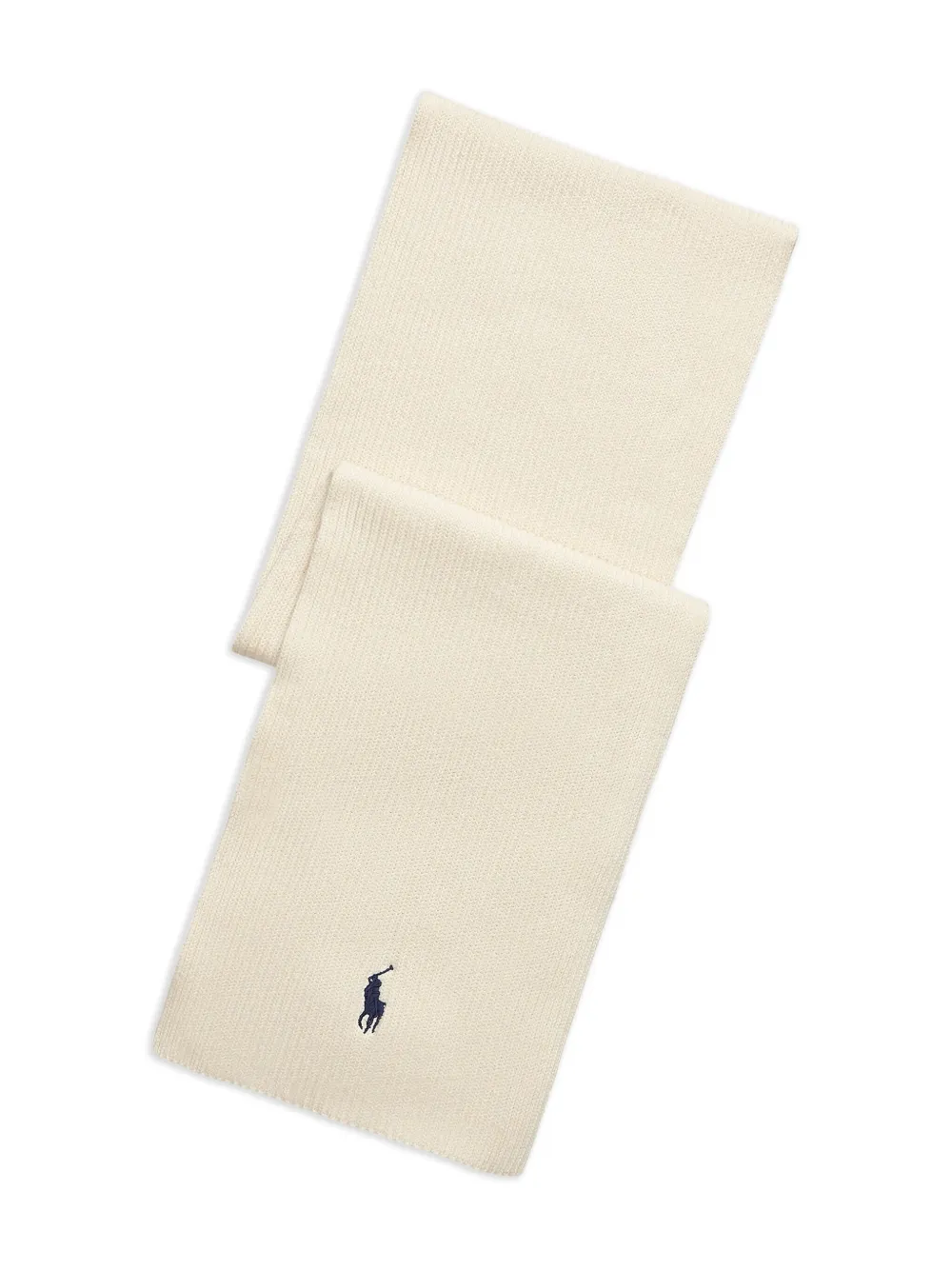 Polo Ralph Lauren ribbed cotton scarf | Neutrals | Image 1