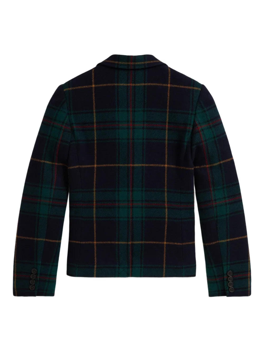 POLO RALPH LAUREN KIDS Blazer met tartan ruit Groen