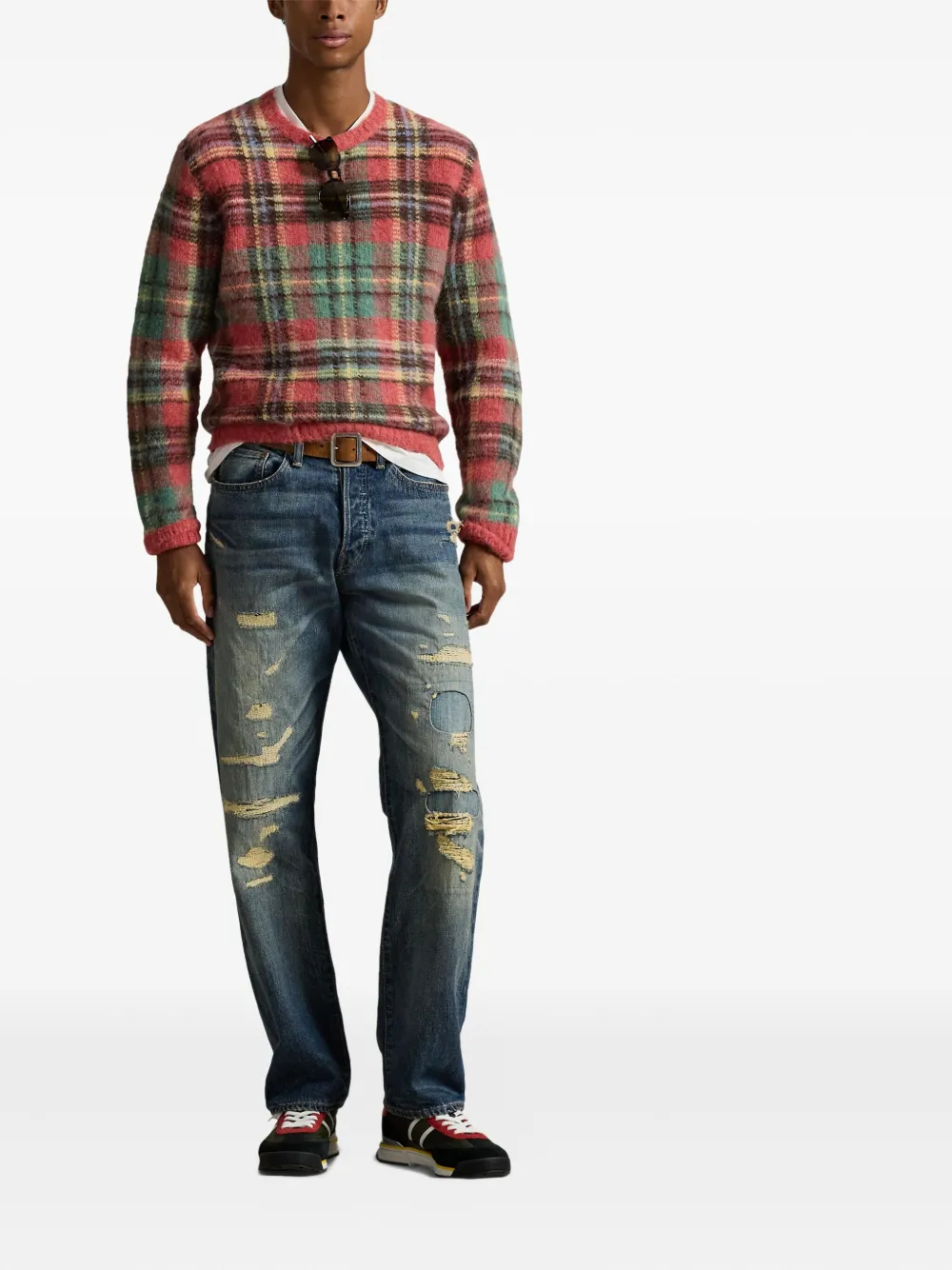 Polo Ralph Lauren plaid long-sleeve sweater | Knitted Sweaters | Image 2