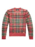 Polo Ralph Lauren plaid long-sleeve sweater - Red