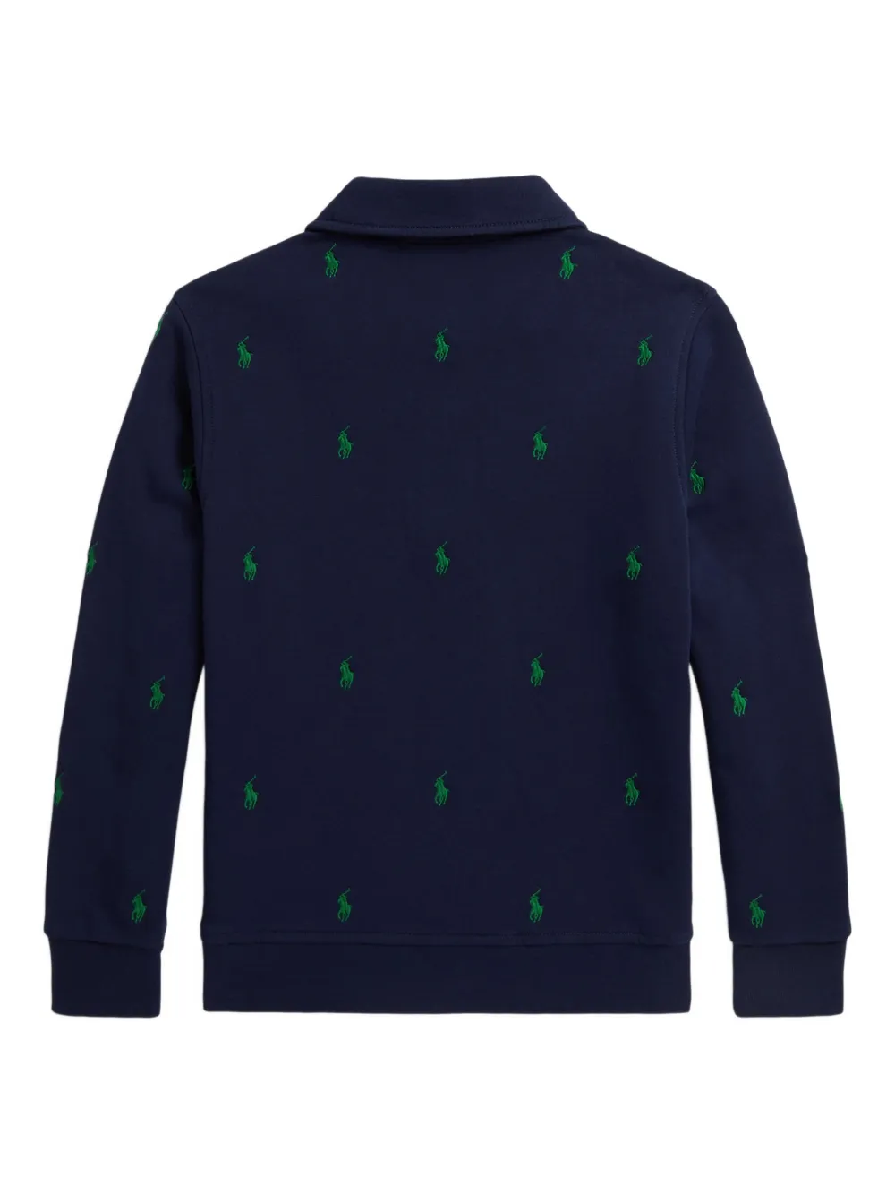 POLO RALPH LAUREN KIDS embroidered-logo half-zip sweatshirt | Boys Hoodies & Sweatshirts | Image 2