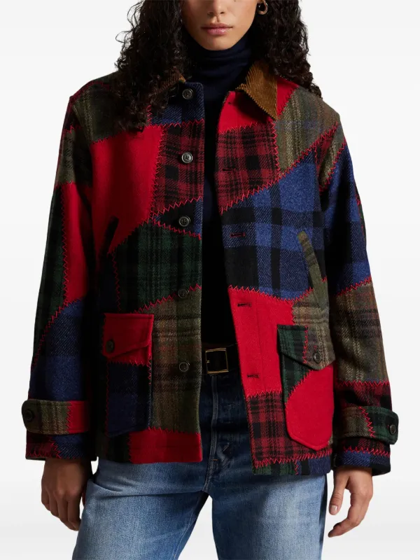 Polo Ralph Lauren パッチワーク コーデュロイカラージャケット 