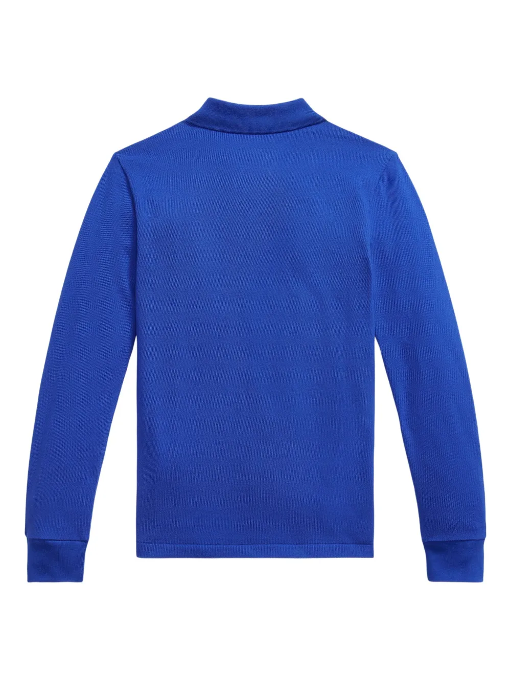 POLO RALPH LAUREN KIDS logo-detail long-sleeve polo shirt Blauw