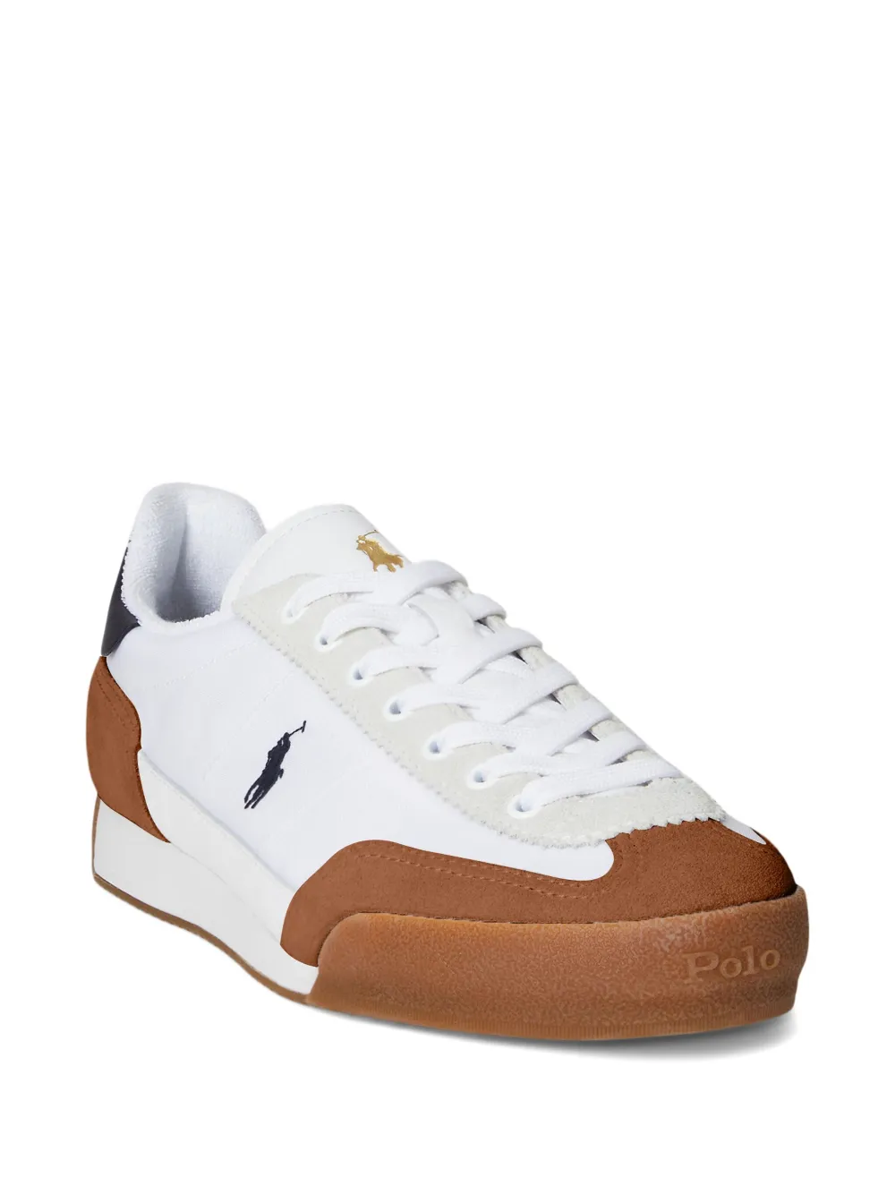 Polo Ralph Lauren Hester suede low-top sneakers White