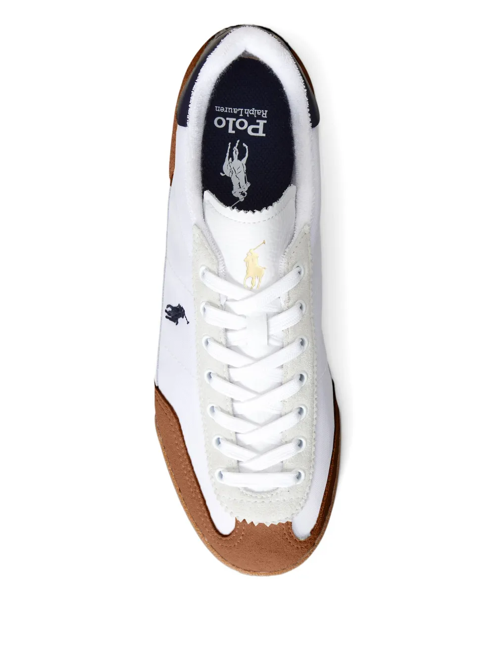 Polo Ralph Lauren Hester suede low-top sneakers White