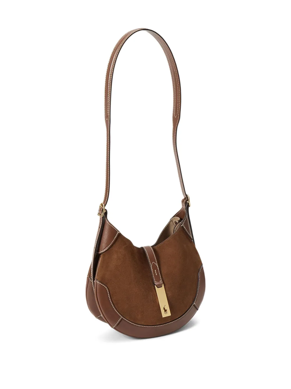 Polo Ralph Lauren Polo ID kleine schoudertas Bruin
