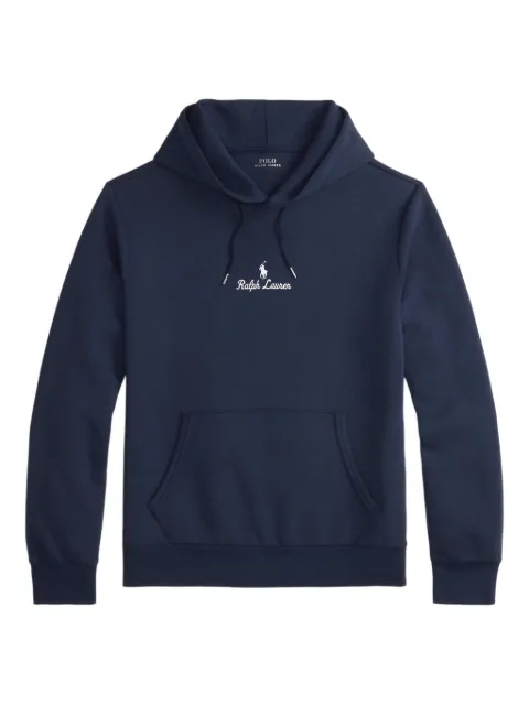 Polo Ralph Lauren هودي بحياكة مزدوجة وشعار الماركة