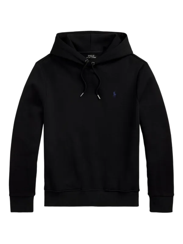 Polo Ralph Lauren double-knit Hoodie Black FARFETCH ID