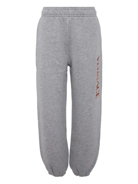 Versace Kids logo-print tapered track pants
