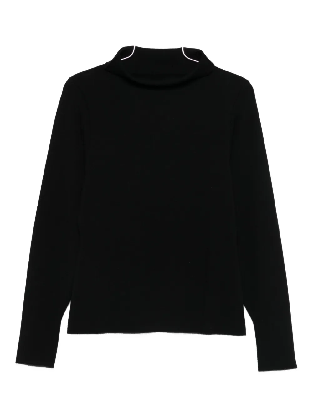 P.a.r.o.s.h High-neck Long-sleeve Sweater In Black
