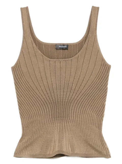 Mugler ribbed tank top