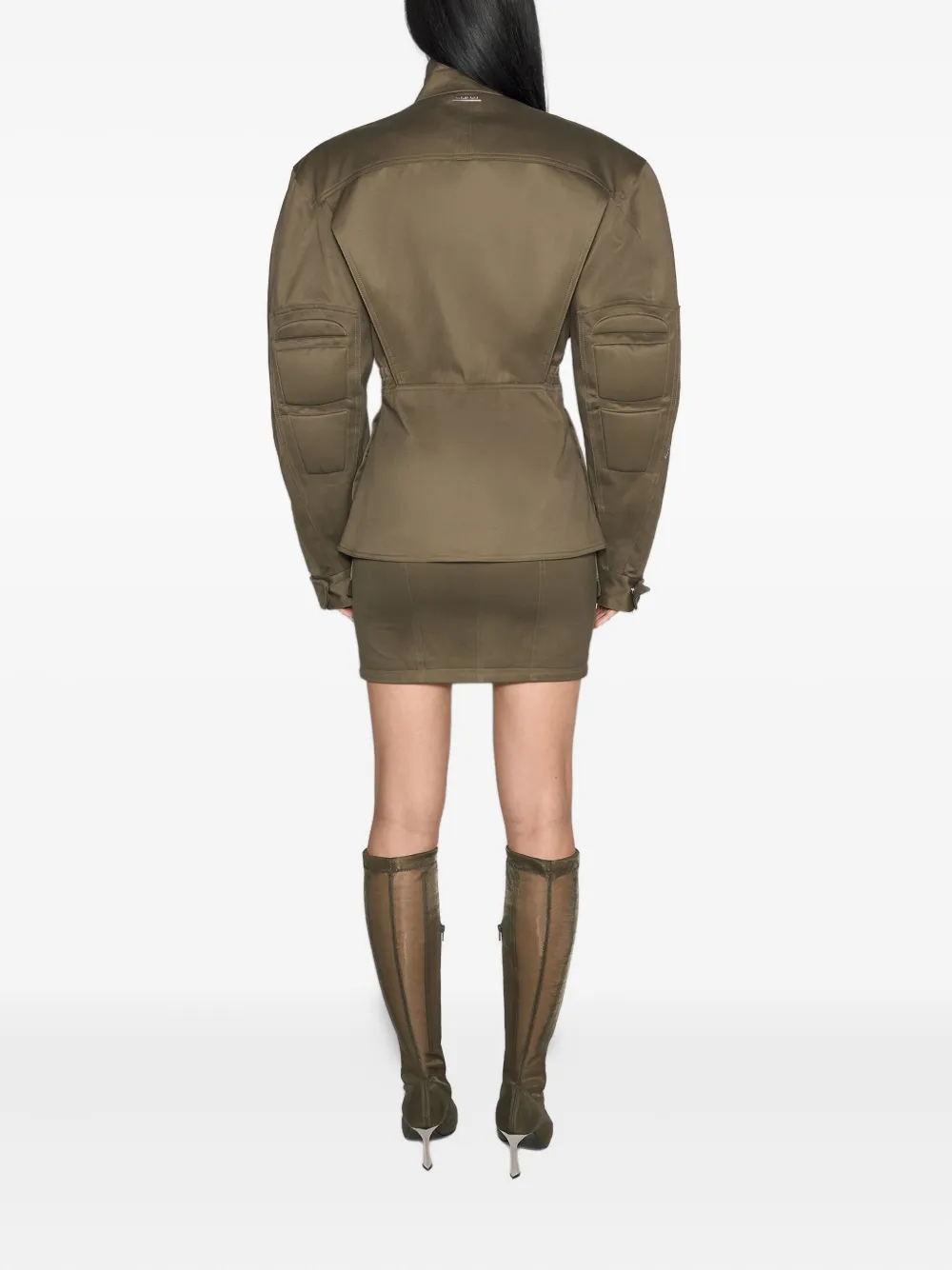 Mugler Cargo shirtjack Groen