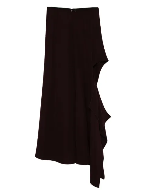 Mugler ruffled asymmetric skirt