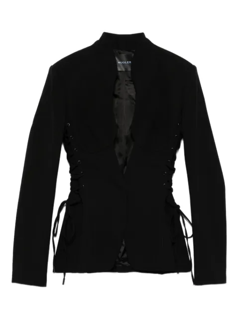 Mugler sculptural lace-up jacket