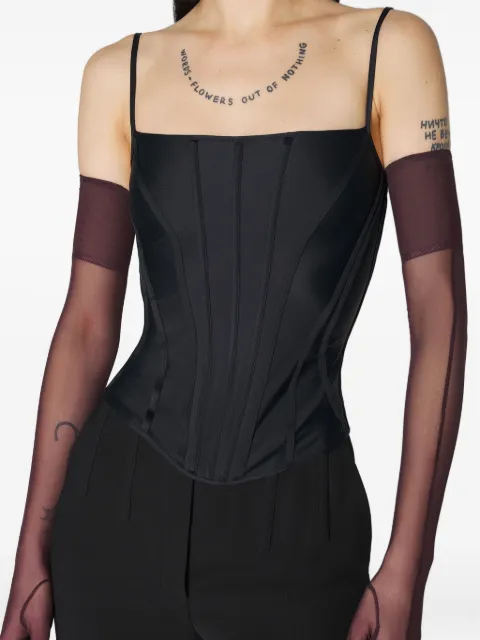 Mugler top tipo bustier