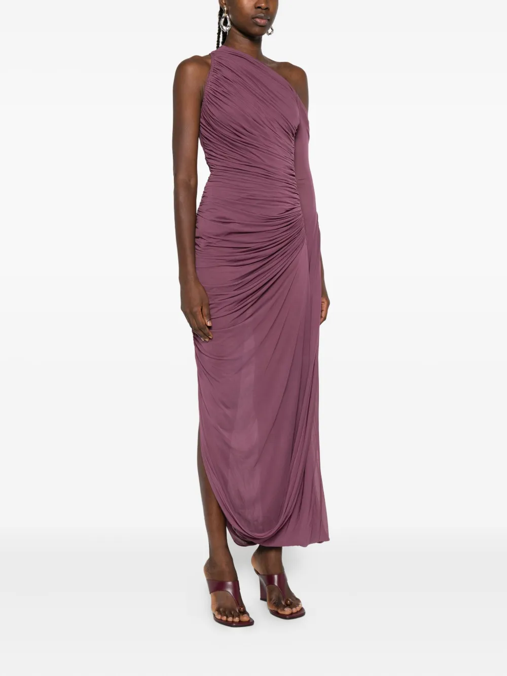 Mugler Asymmetrische jurk Roze