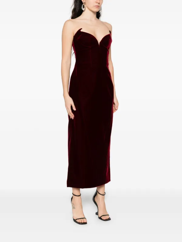 red mugler dress Graceful Tension: Mugler's 1983/1984 Collection