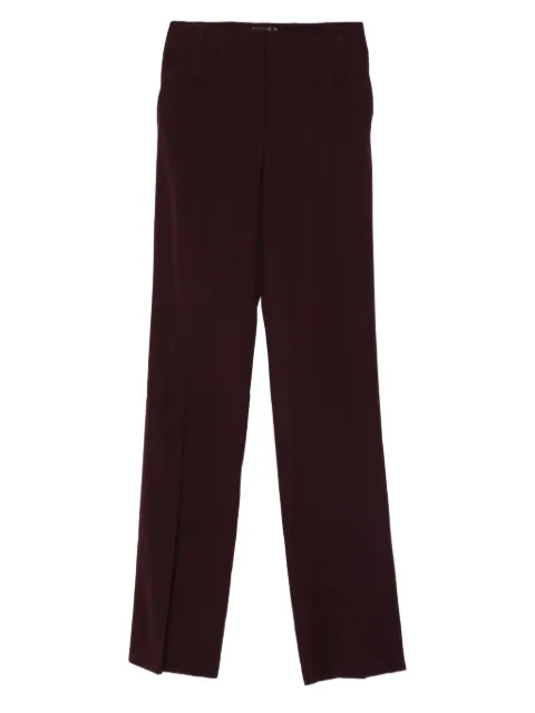 Mugler pleated wool trousers