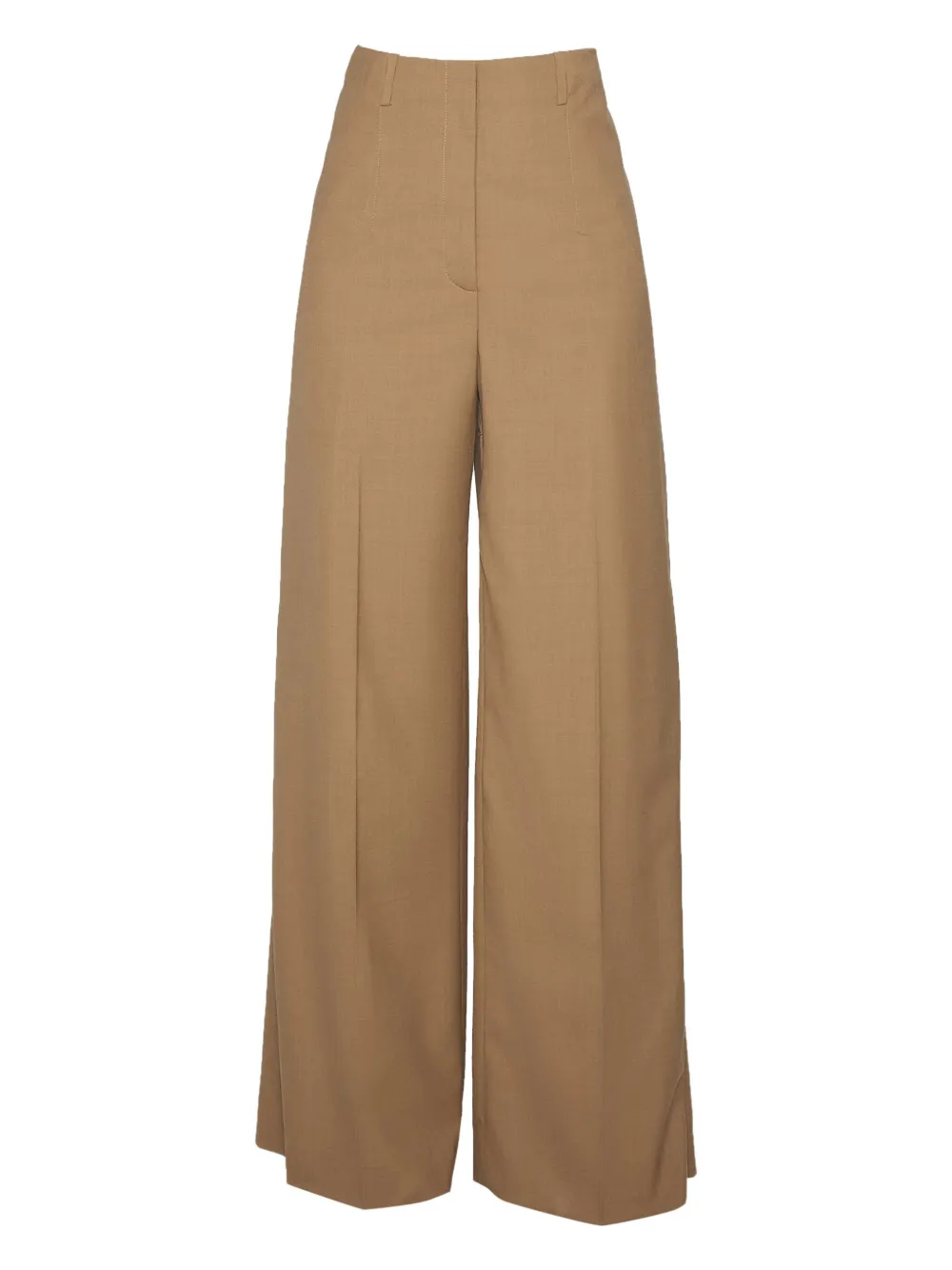Mugler Geplooide broek Bruin