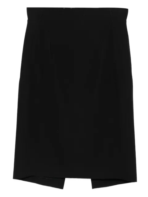 Mugler falda midi a paneles