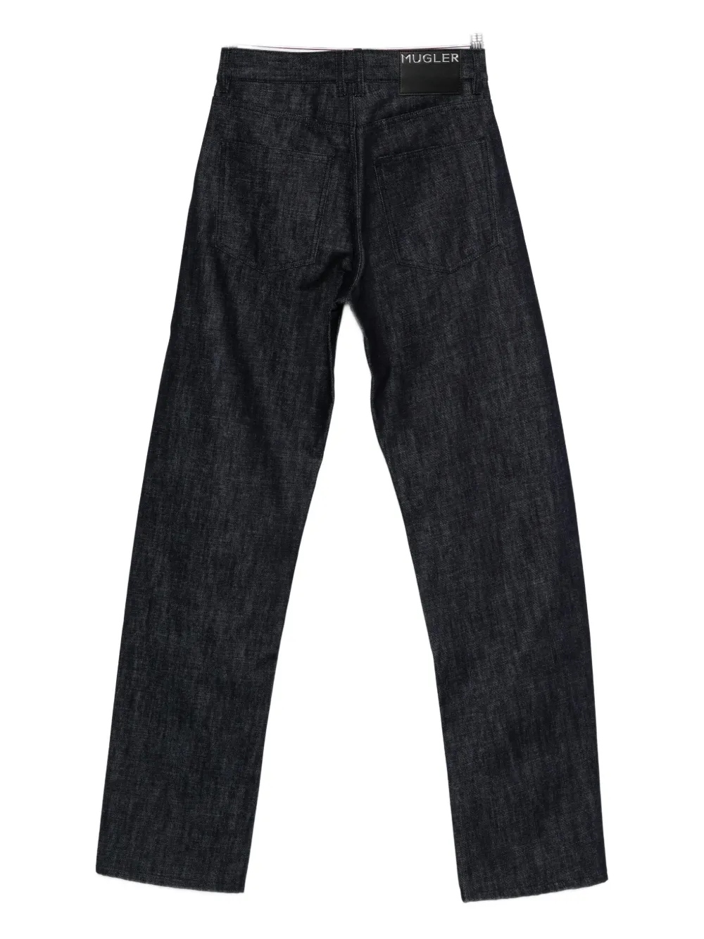 Mugler Straight-leg Jeans In Blue