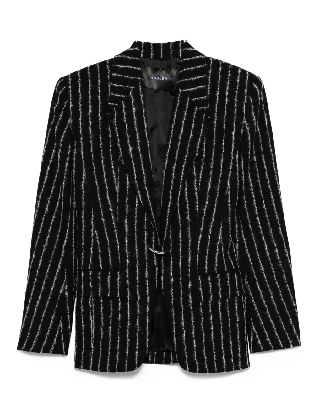 pinstripe wool jacket