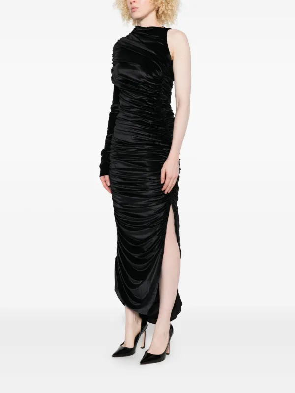 Mugler ×  ワンショルダーワンピース Mugler ワンショルダー ドレス | ブラック | FARFETCH JP
