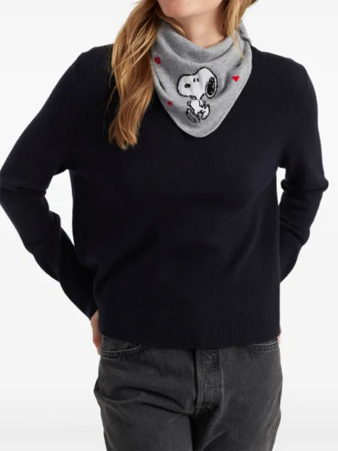 Chinti & Parker x Peanuts foulard à détail de cœur