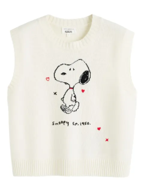 Chinti & Parker x Snoopy 75th Anniversary crew-neck vest