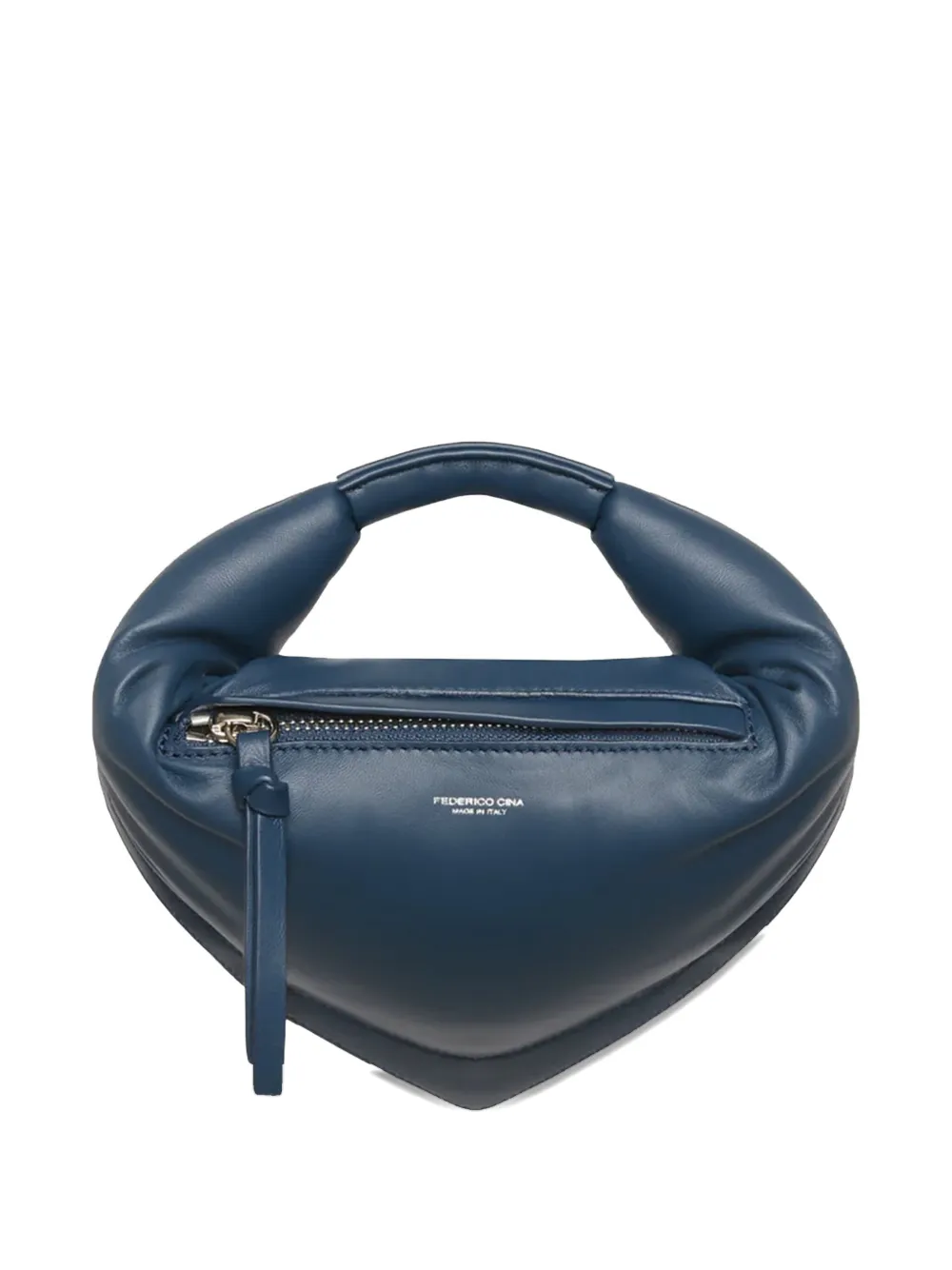 Federico Cina Tortellino Padded Mini Bag In Blue