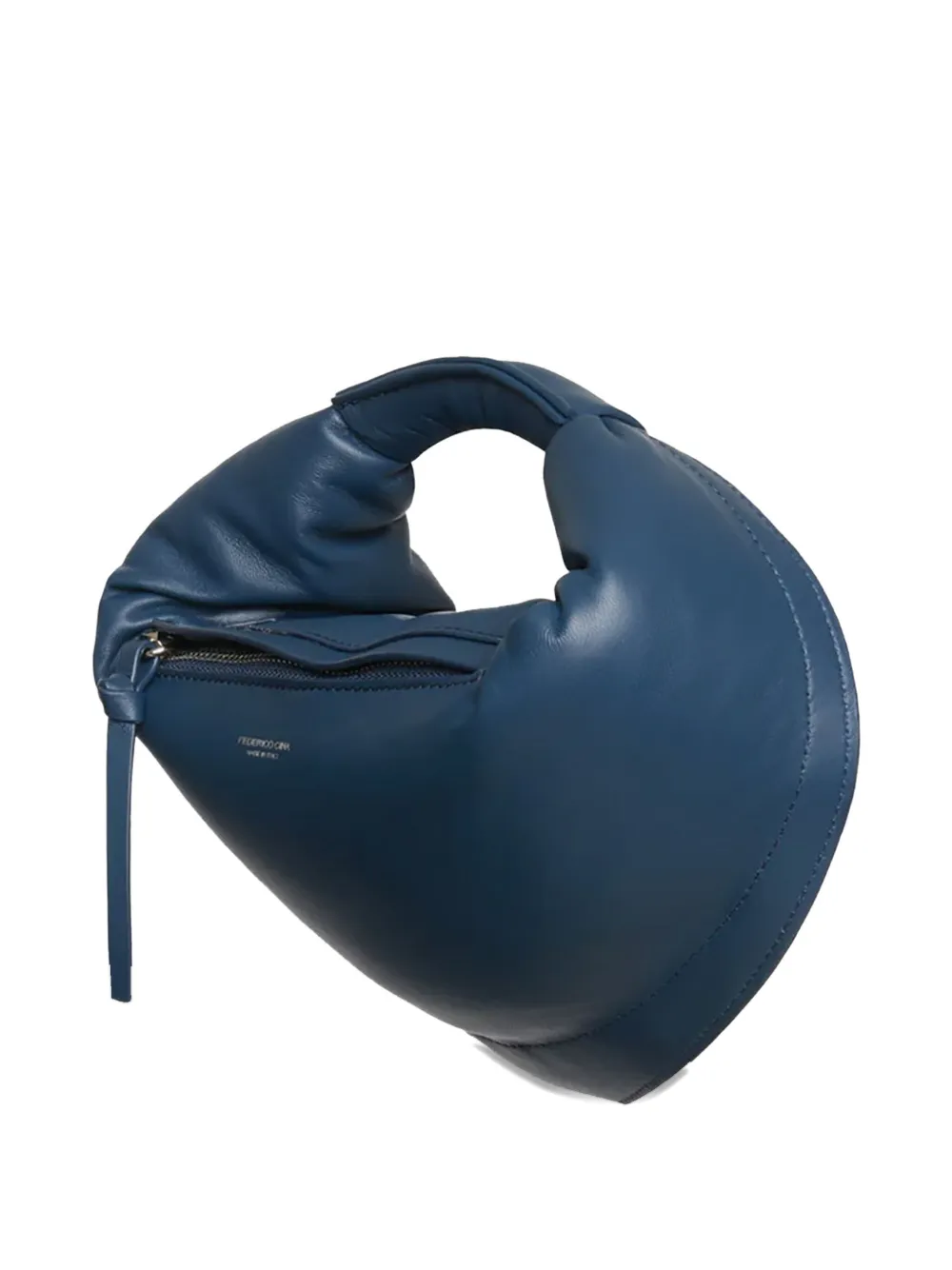 Federico Cina Tortellino Padded Mini Bag In Blue