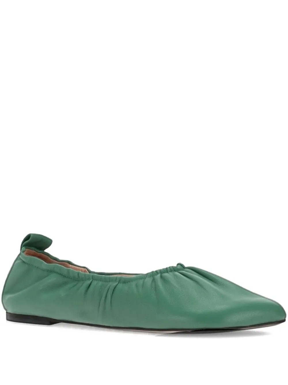 Niccolò Pasqualetti Obliqua Soft Ballerinas Leather Ballerinas In Multi